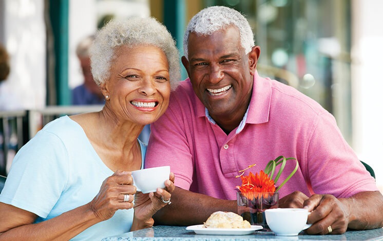 elderly husband and wife